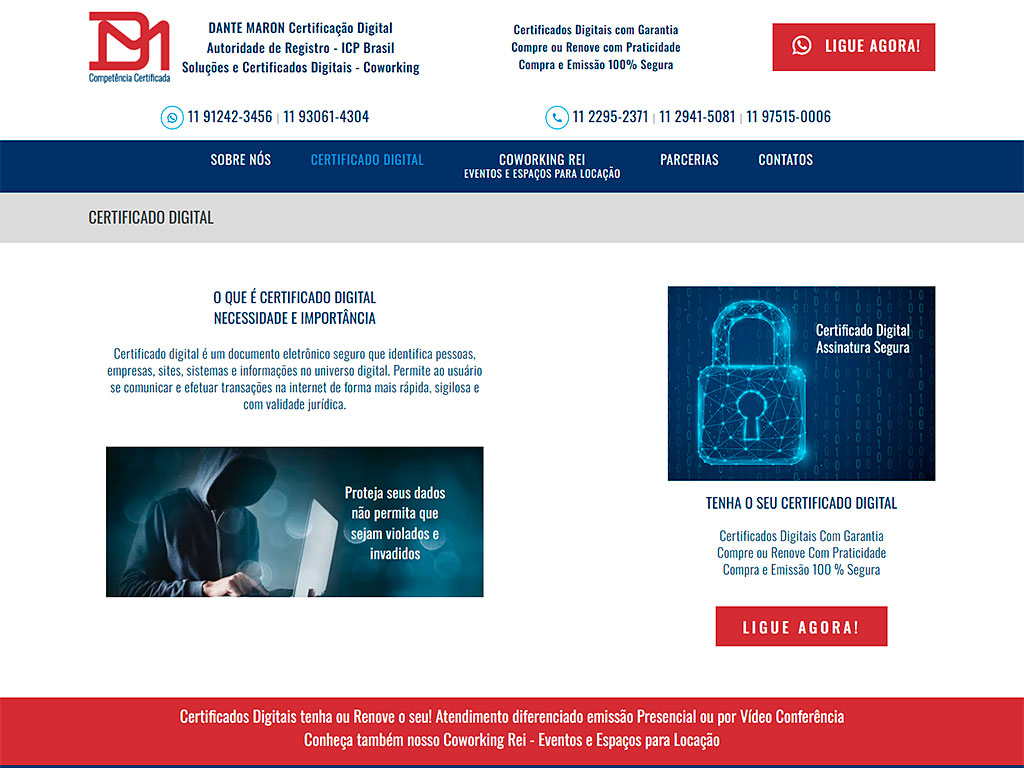 Dante Maron Certificação Digital